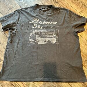 Abercrombie & Fitch Womens Gray Graphic Bronco Tee XL